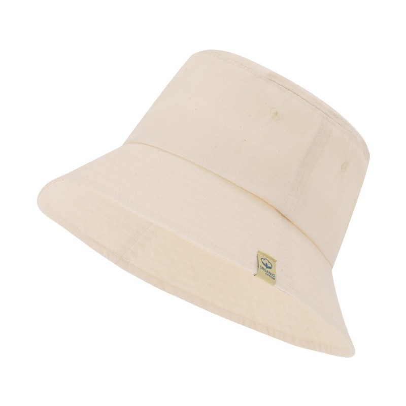 Sonnenhut aus recycelter Baumwolle - Beige
