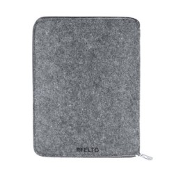 Mal-Set aus RPET-Filz, Buntstifte, Spitzer, Radiergummi - Grau