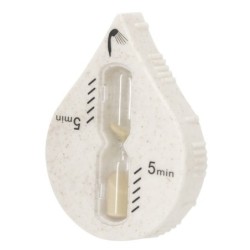 Duschtimer aus Weizenstroh - Beige