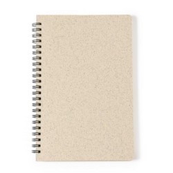 Notizbuch aus Weizenstroh ca. A5 - Beige