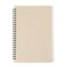 Notizbuch aus Weizenstroh ca. A5 - Beige