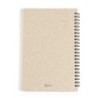Notizbuch aus Weizenstroh ca. A5 - Beige