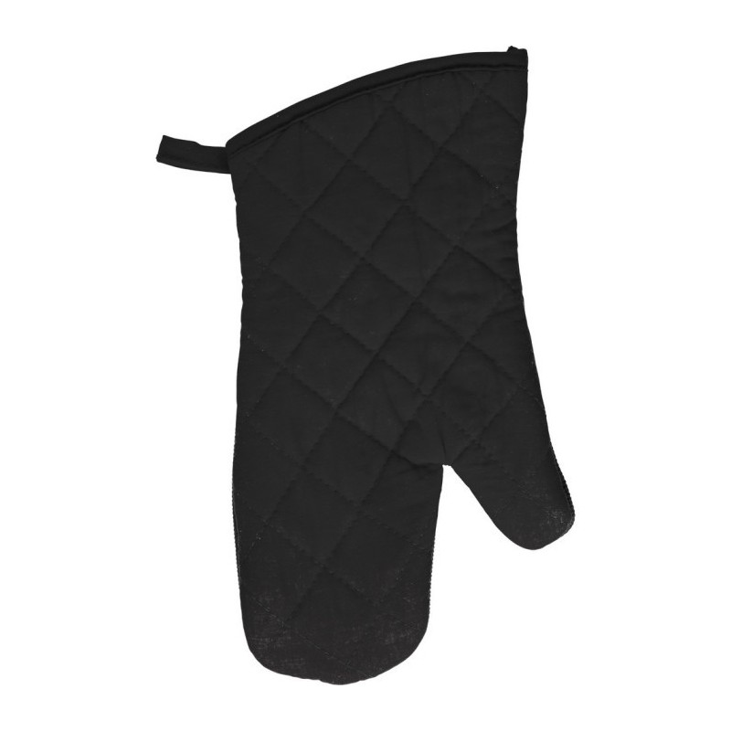 Ofenhandschuh aus Baumwolle - Schwarz