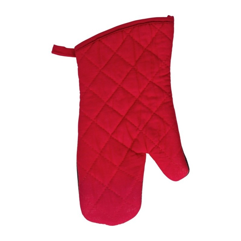 Ofenhandschuh aus Baumwolle - Rot