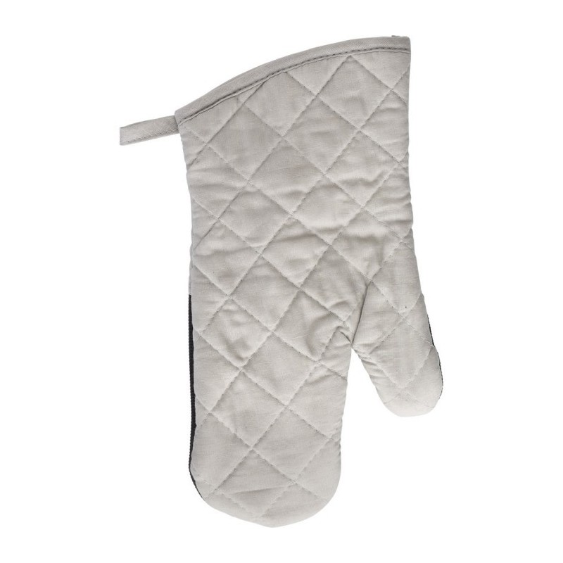 Ofenhandschuh aus Baumwolle - Grau