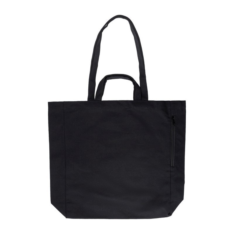 Einkaufstasche aus recycelter Baumwolle - Schwarz