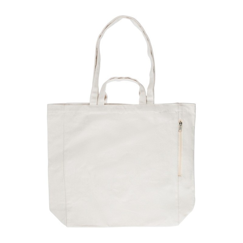 Einkaufstasche aus recycelter Baumwolle - Beige