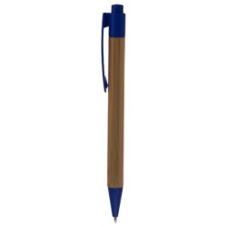 Kugelschreiber mit Bambus-Schaft - Dunkelblau