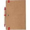 Notizbuch A5 mit Kugelschreiber - Rot