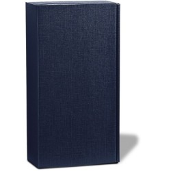 Weinkarton 2-tlg. - Dunkelblau