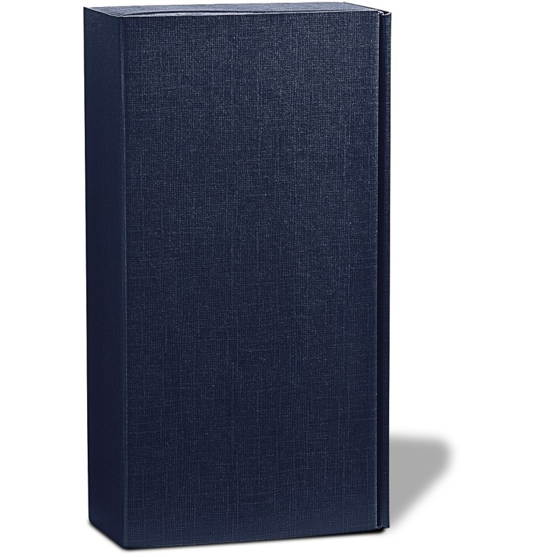 Weinkarton 2-tlg. - Dunkelblau