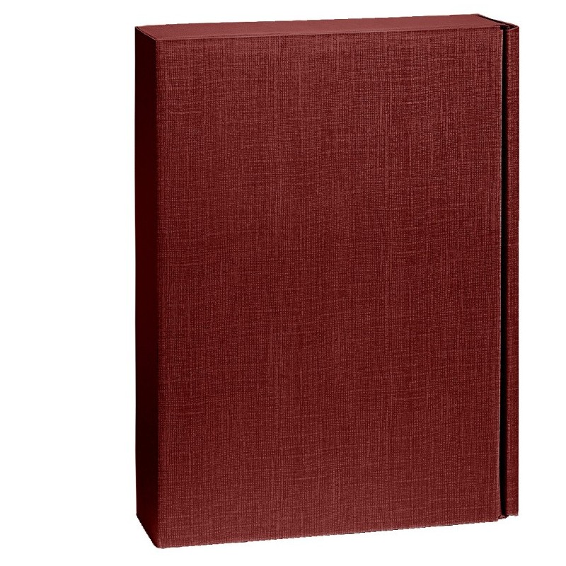 Weinkarton 3-tlg. - Burgunderrot