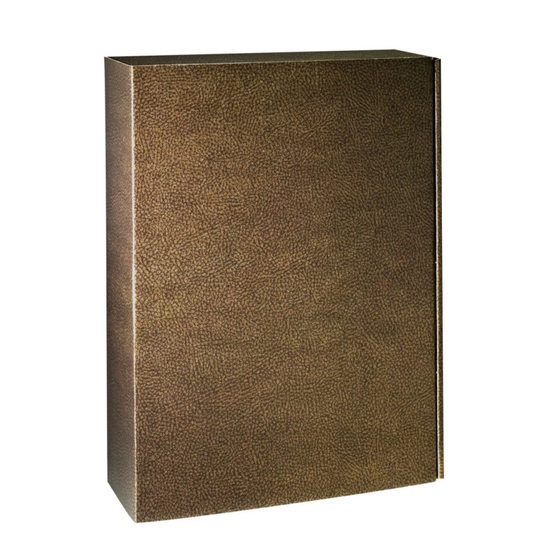 Weinkarton 3-tlg. - Braun