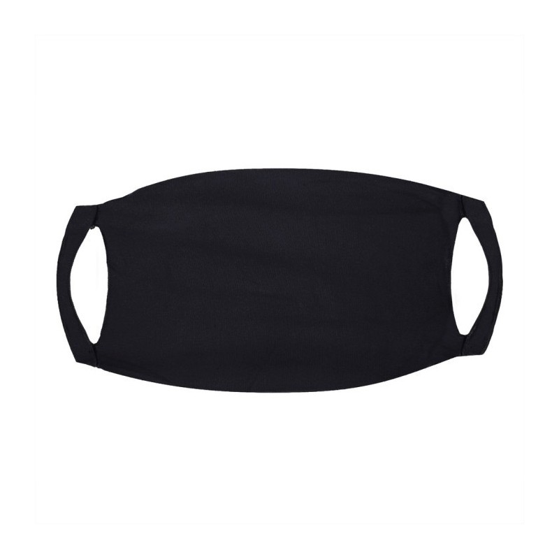 Wiederverwendbare Maske mit Filterraum und Silberionen - Schwarz