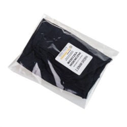 Wiederverwendbare Maske mit Filterraum und Silberionen - Schwarz