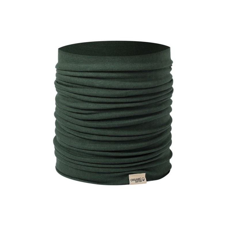 Gesichts- und Nackenschutz, Schal aus Bio-Baumwolle - Grün