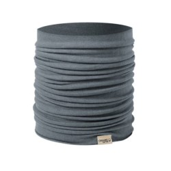 Gesichts- und Nackenschutz, Schal aus Bio-Baumwolle - Grau