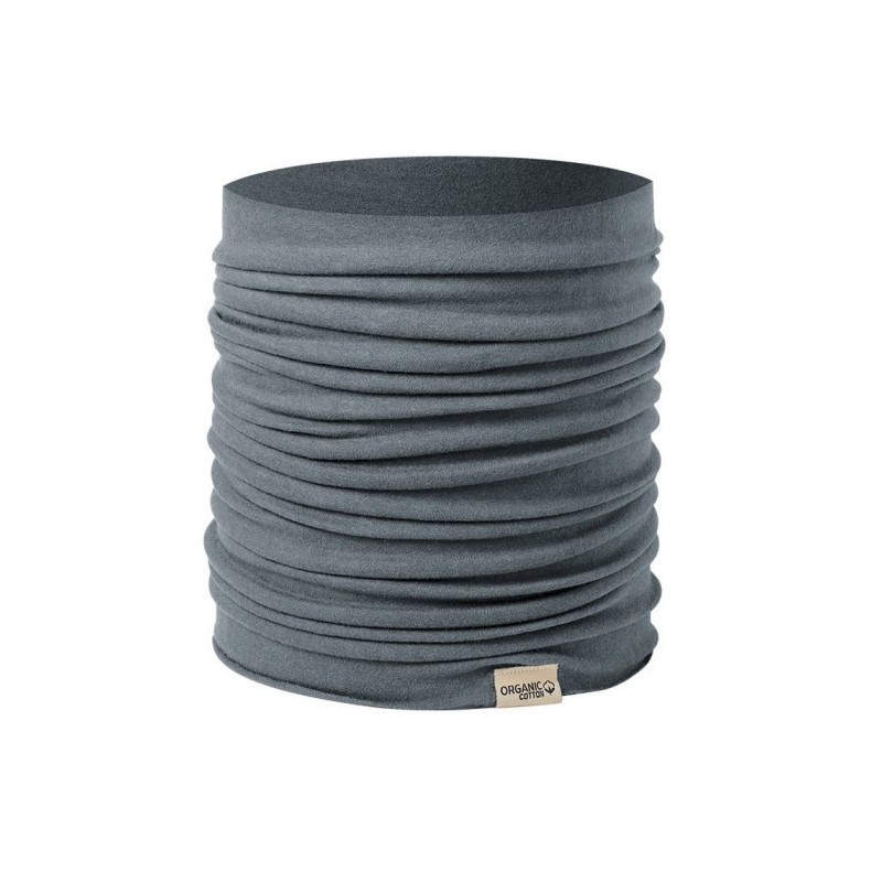Gesichts- und Nackenschutz, Schal aus Bio-Baumwolle - Grau