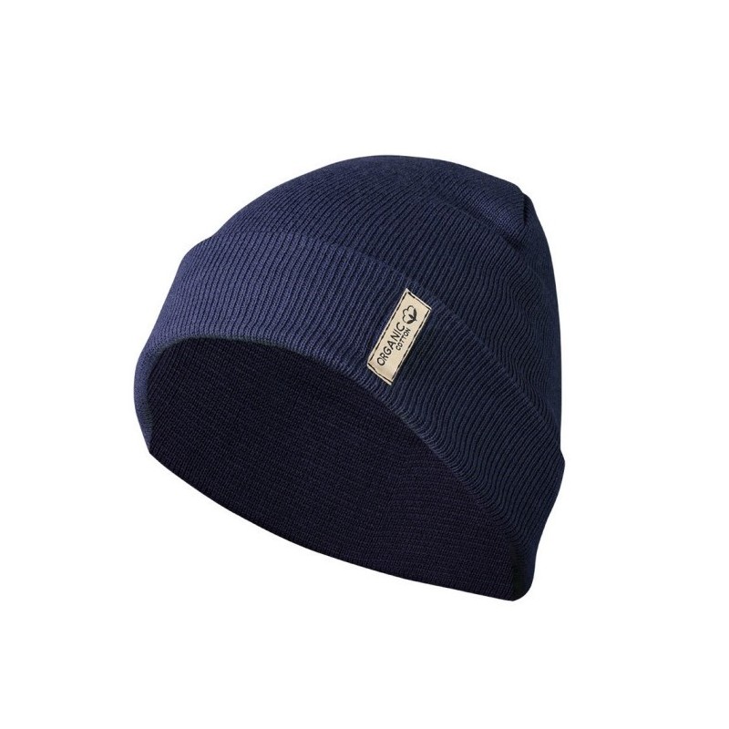 Wintermütze aus Bio-Baumwolle - Dunkelblau