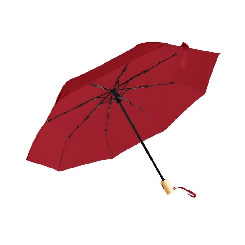 Automatischer Regenschirm aus RPET - Rot