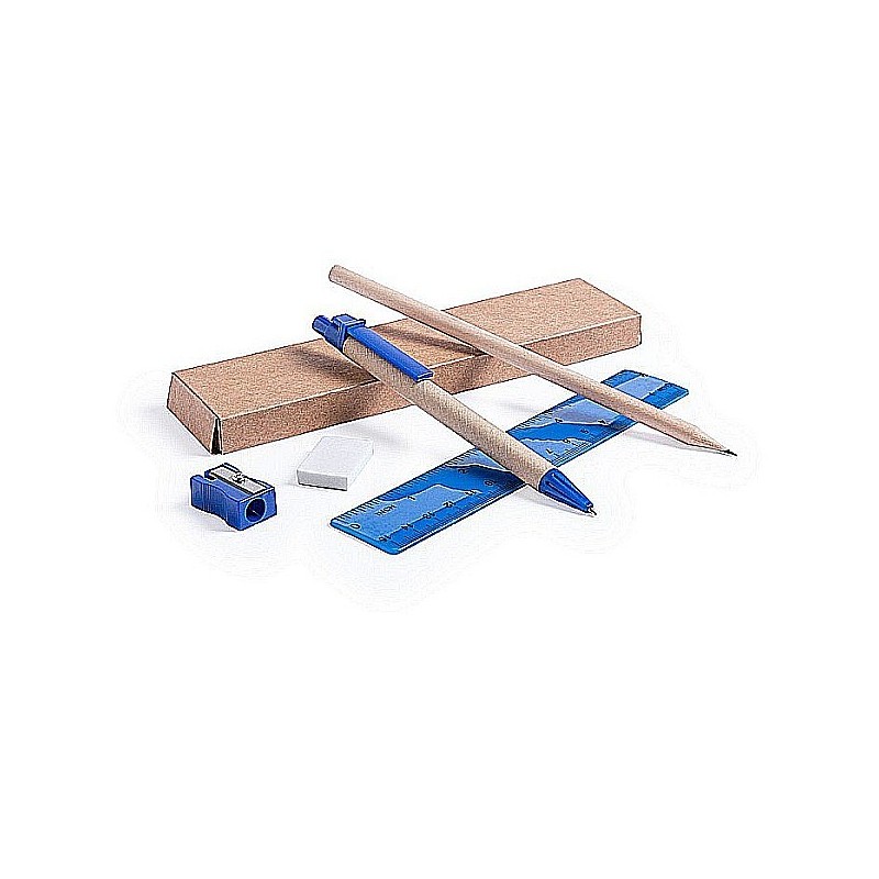 Schulset, Federtasche - Dunkelblau