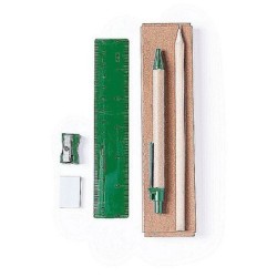 Schulset, Federtasche - Grün