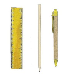 Schulset, Federtasche - Gelb