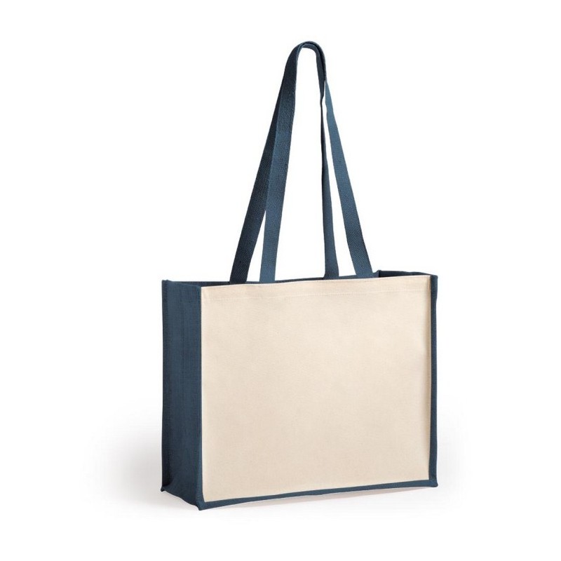 Einkaufstasche aus Jute - Dunkelblau