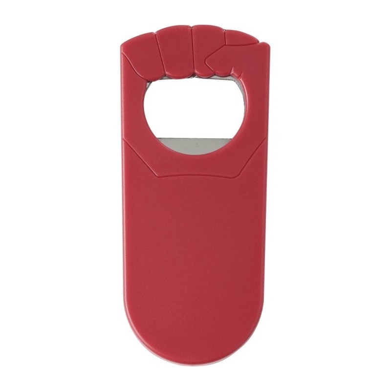 Flaschenöffner "Faust". - Rot