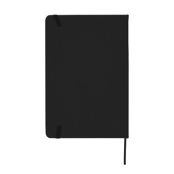 Notizbuch A5 aus recyceltem PU | Roderick - Schwarz