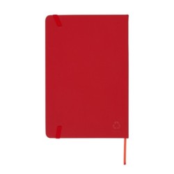 Notizbuch A5 aus recyceltem PU | Roderick - Rot