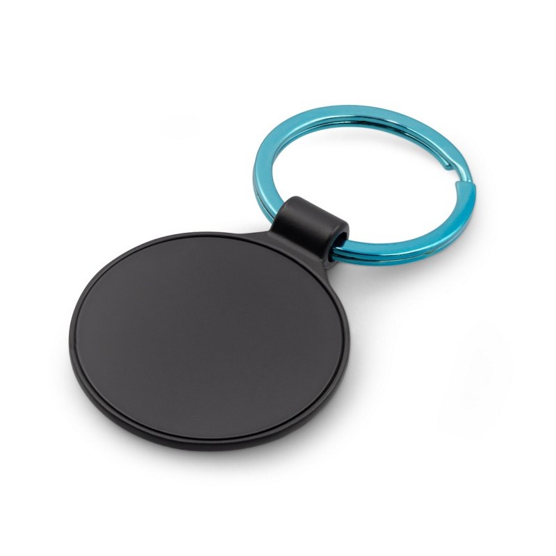 Runder Schlüsselanhänger | Ando - Himmelblau