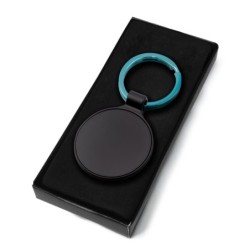 Runder Schlüsselanhänger | Ando - Himmelblau