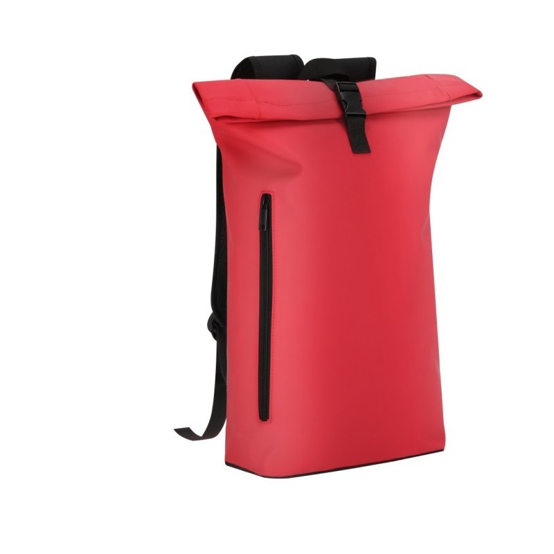 Laptop-Rucksack mit Rollverschluss 15" - Rot