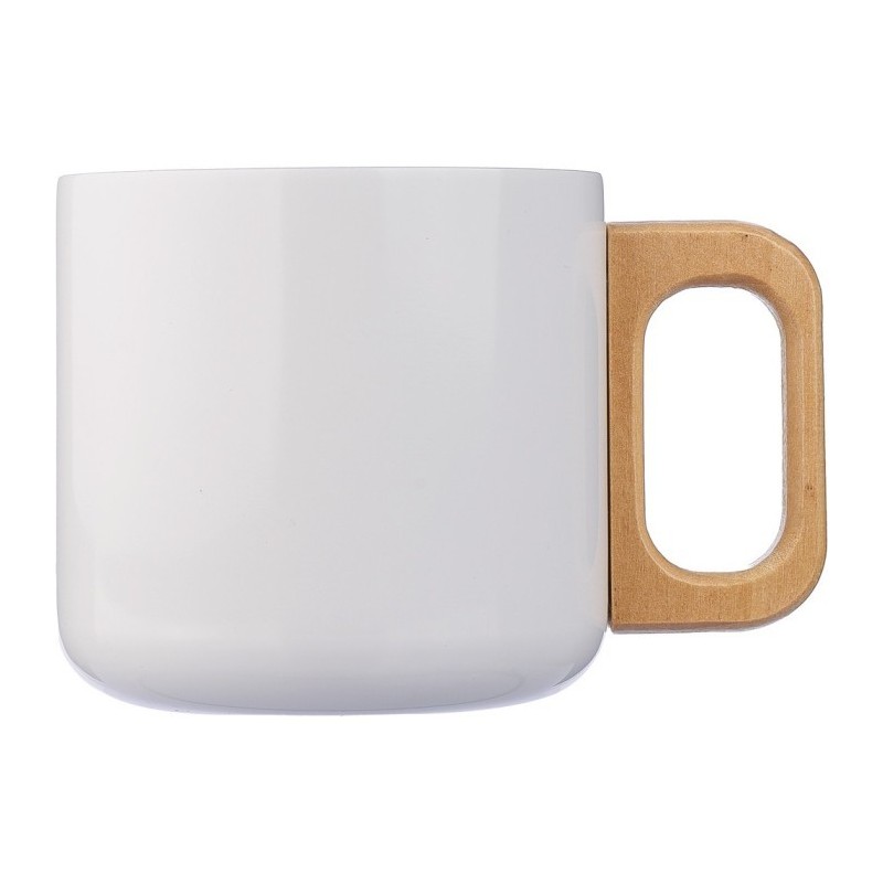 Becher 400 ml aus recyceltem Edelstahl - Weiß