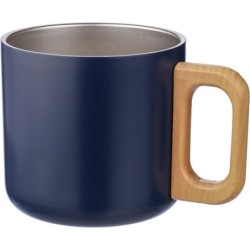 Becher 400 ml aus recyceltem Edelstahl - Dunkelblau