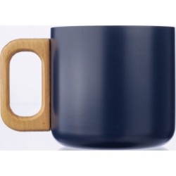 Becher 400 ml aus recyceltem Edelstahl - Dunkelblau