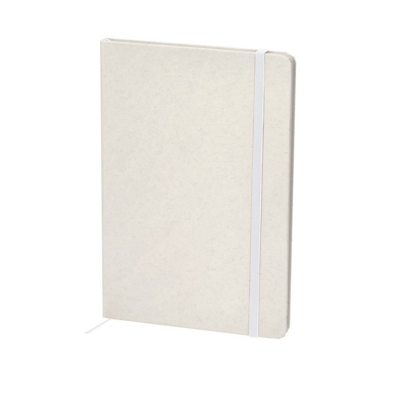 Notizbuch A5 aus recycelten Milchkartons - Weiß