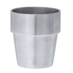 Becher aus recyceltem Edelstahl 250 ml - Silber