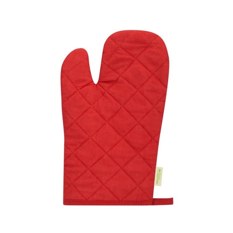 Küchenhandschuh aus Bio-Baumwolle - Rot