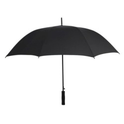 Windfester automatischer Regenschirm - Schwarz