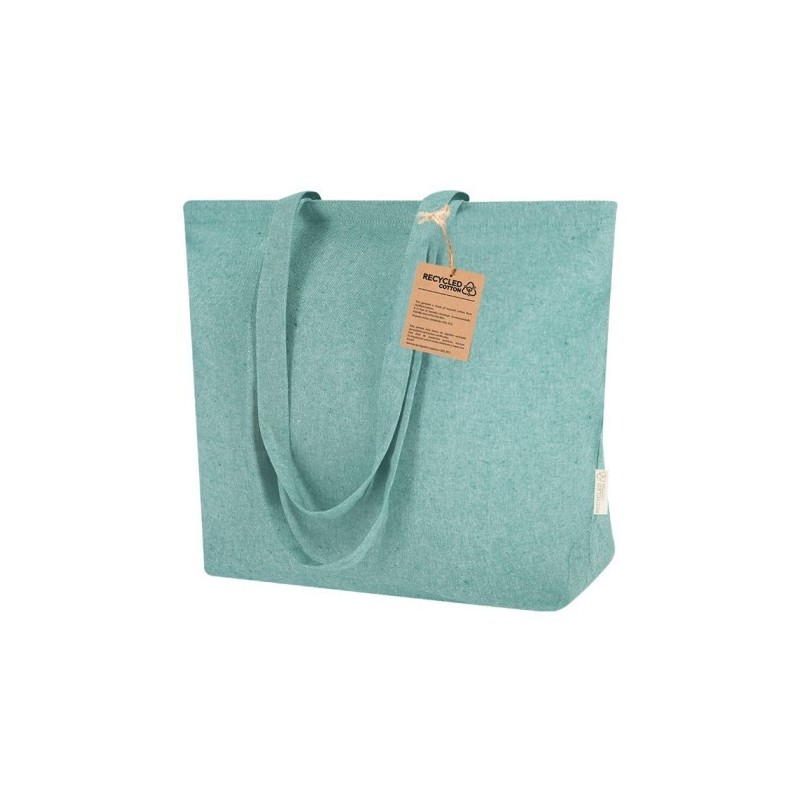 Einkaufstasche aus recycelter Baumwolle - Grün