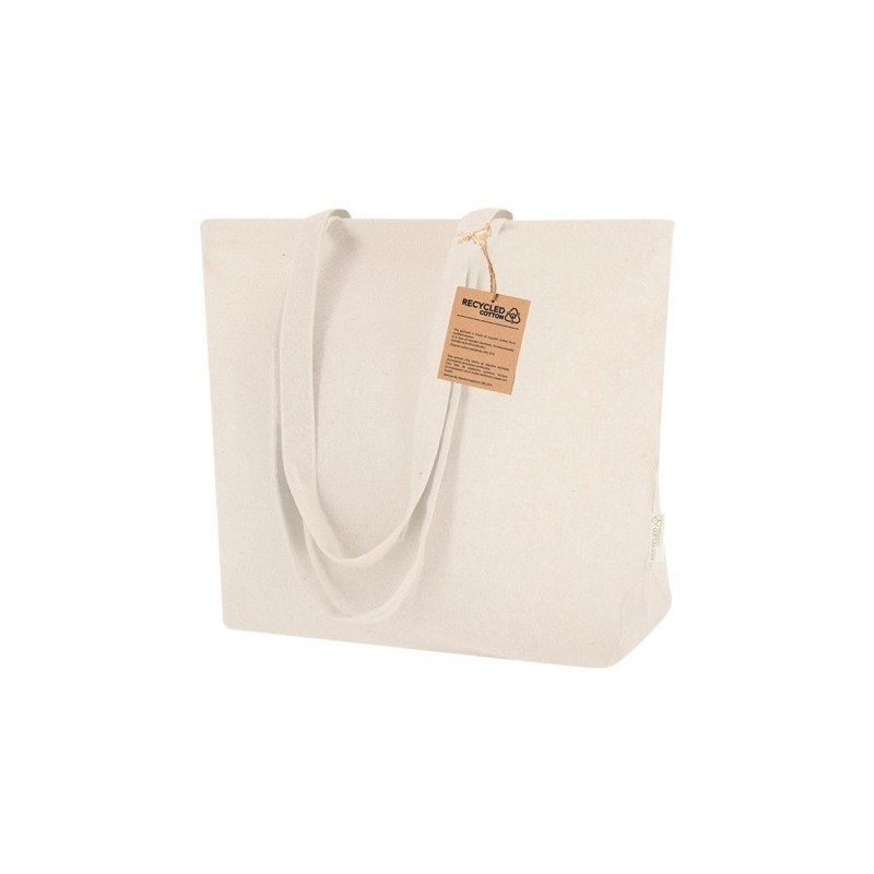 Einkaufstasche aus recycelter Baumwolle - Beige