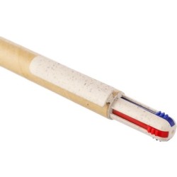 Kugelschreiber, mehrfarbige Tinte - Braun