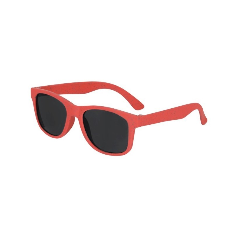 Sonnenbrille aus Weizenstroh, Kindergröße - Rot