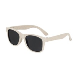 Sonnenbrille aus Weizenstroh, Kindergröße - Beige