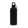 Sportflasche 500 ml mit Karabinerclip | Brenda - Schwarz