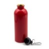 Sportflasche 500 ml mit Karabinerclip | Brenda - Rot