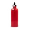 Sportflasche 500 ml mit Karabinerclip | Brenda - Rot