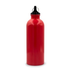 Sportflasche 500 ml mit Karabinerclip | Brenda - Rot